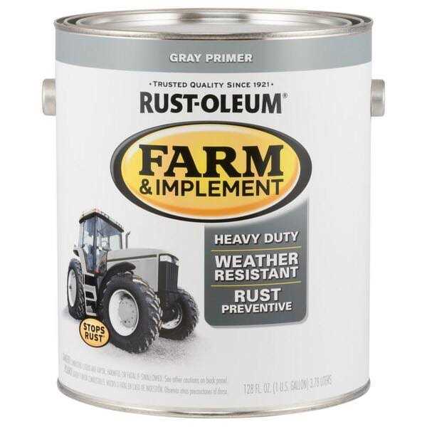 Rust-Oleum 1 gal. Farm Implement Gray Primer 280169 - Cheap Fitting