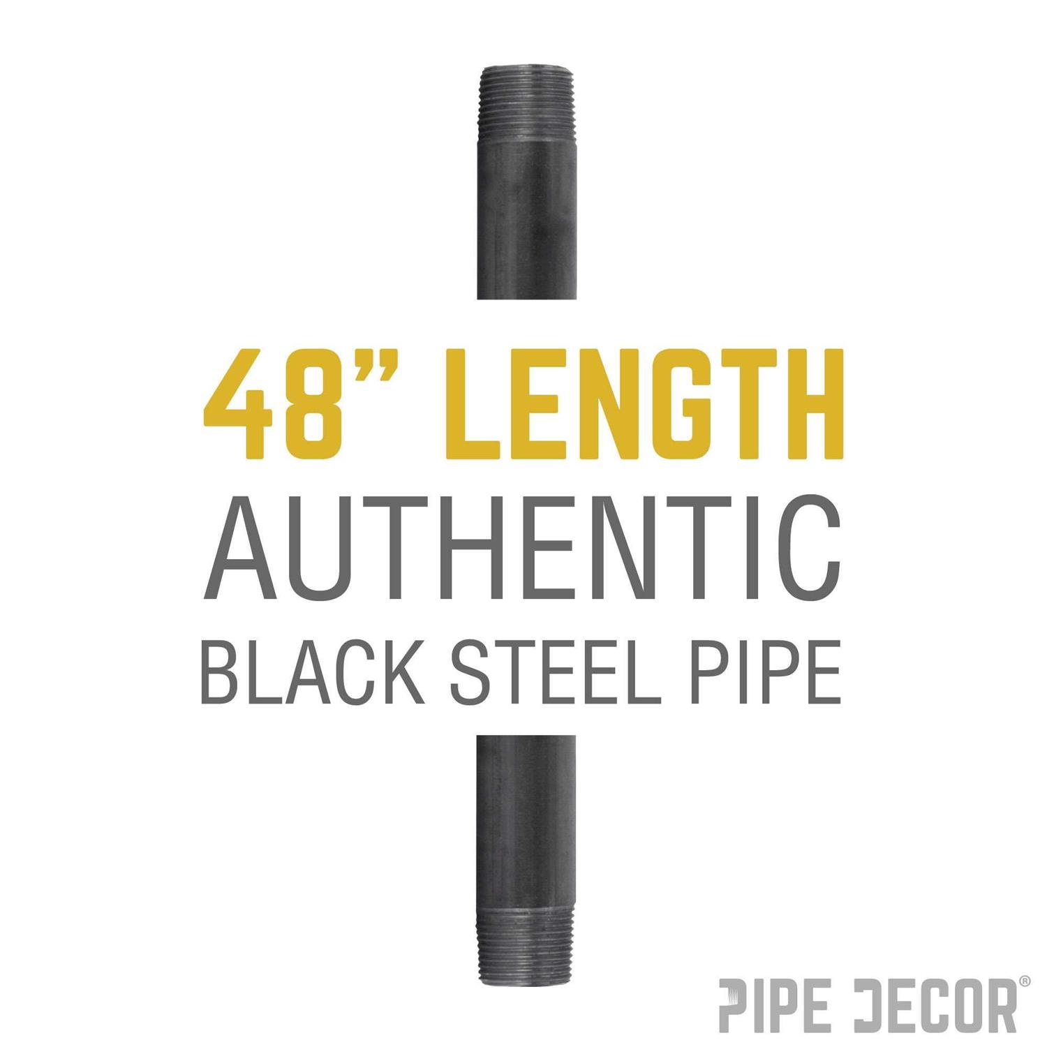 STZ Black Steel Sch. 40 Cut Pipe - Cheap Fitting