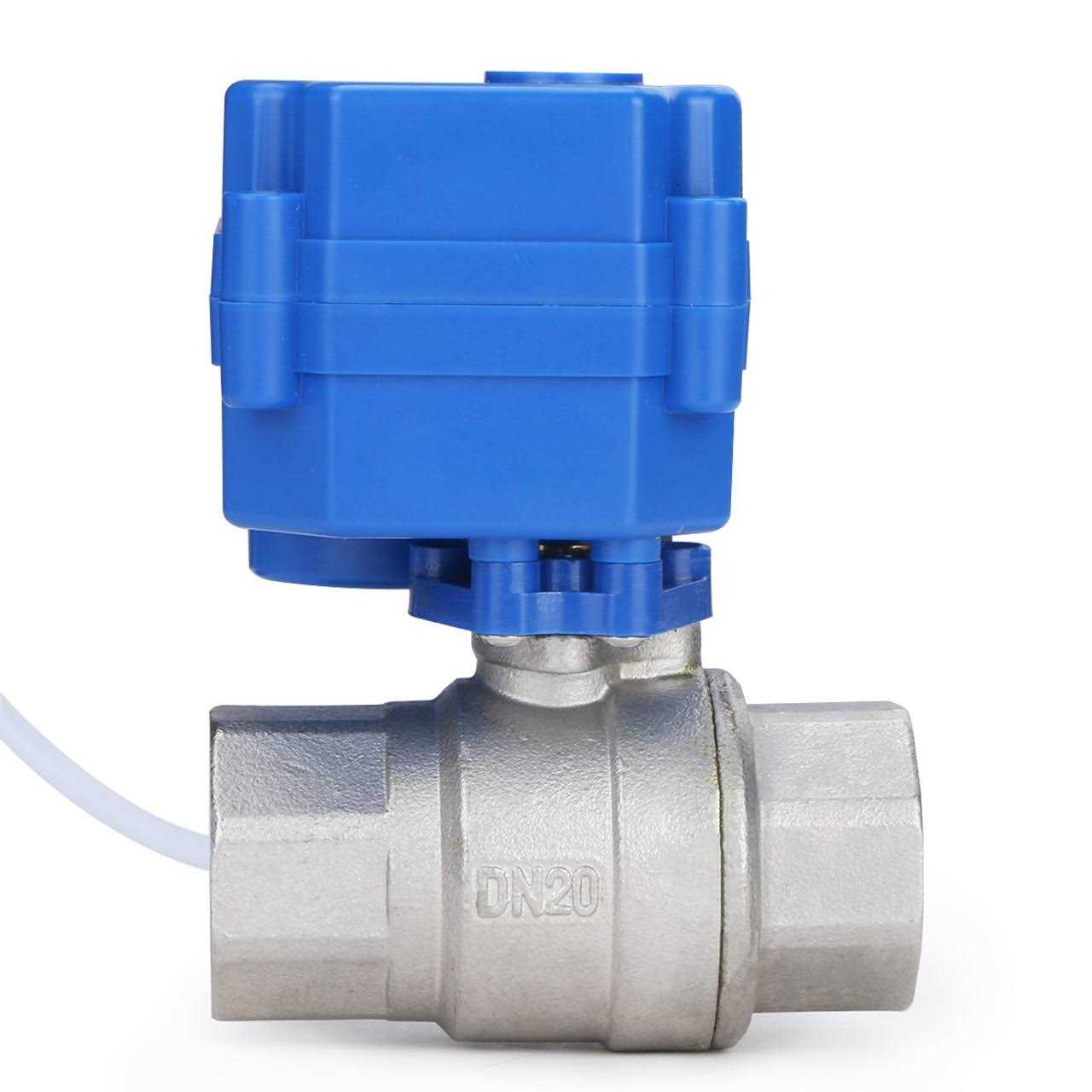 U.S. Solid Motorized Ball Valve 3/4 Stainless Steel Electrical Ball Valve with Full Port - Cheap Fitting
