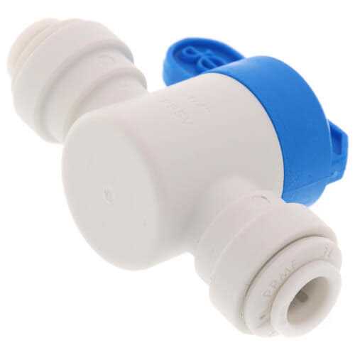 John Guest PPSV040808WP Shut-Off Valve 1/4 in Connection - Cheap Fitting