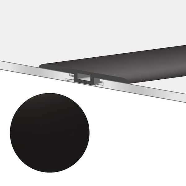 Lucida USA MaxCore Reducer Piano Black 0.27-in T x 1.75-in W x 48-in L Vinyl Reducer MC-513RM - Cheap Fitting