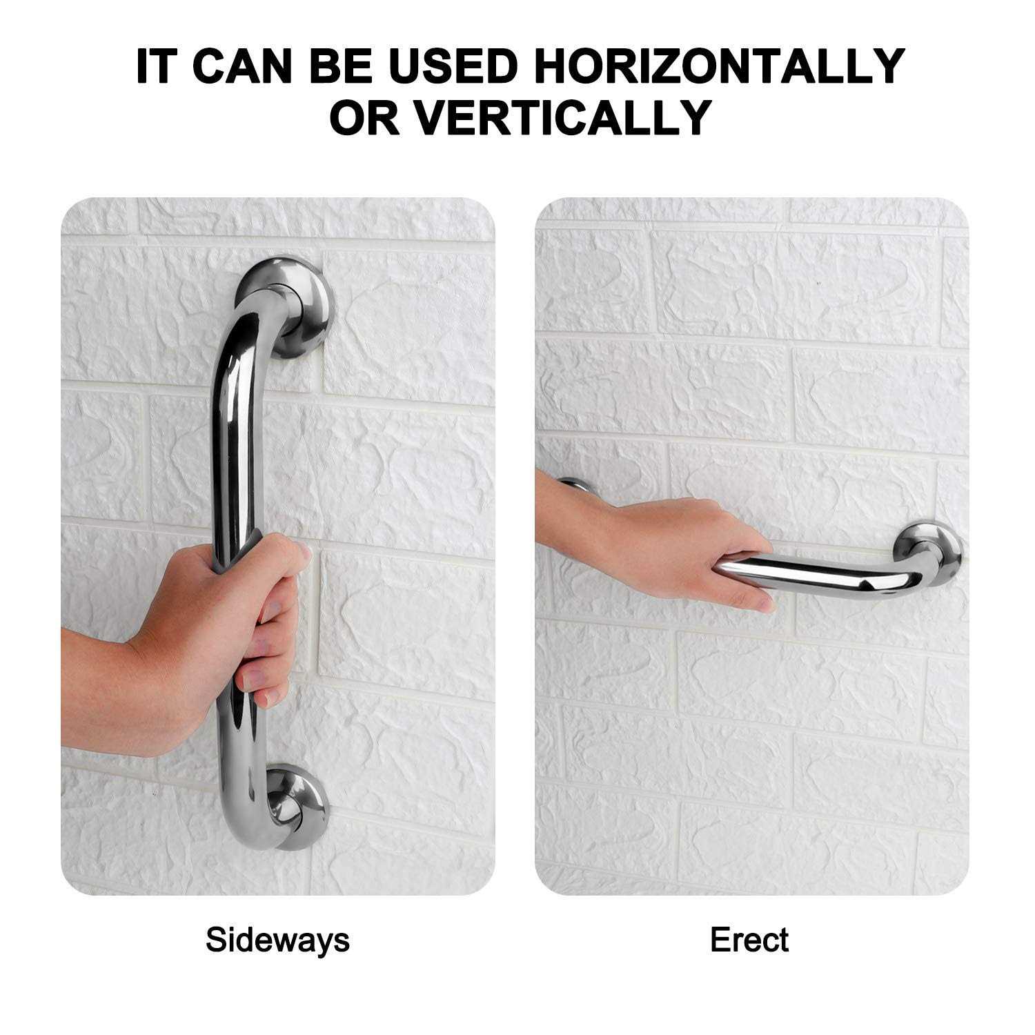 2 Pack Shower Grab Bar Stainless Steel Bathroom Grab Bar - Cheap Fitting