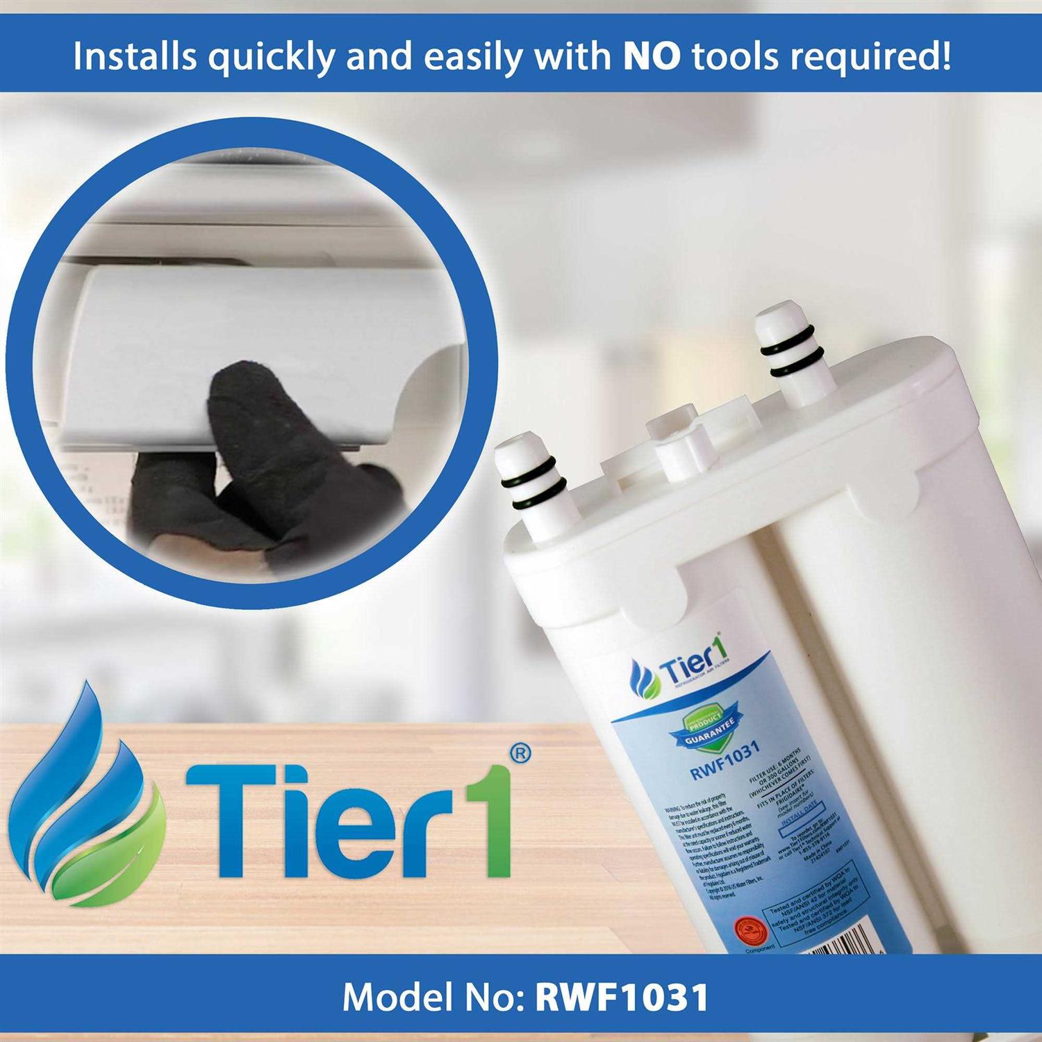 Tier1 PureSource2 Refrigerator Water Filter Replacement for WF2CB - Cheap Fitting