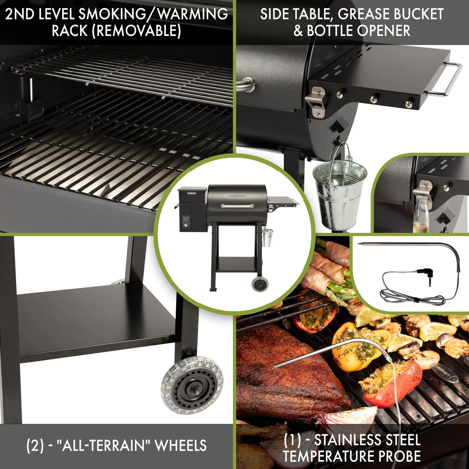Cuisinart 465-sq. in. Wood Pellet Grill and Smoker​ - Cheap Fitting