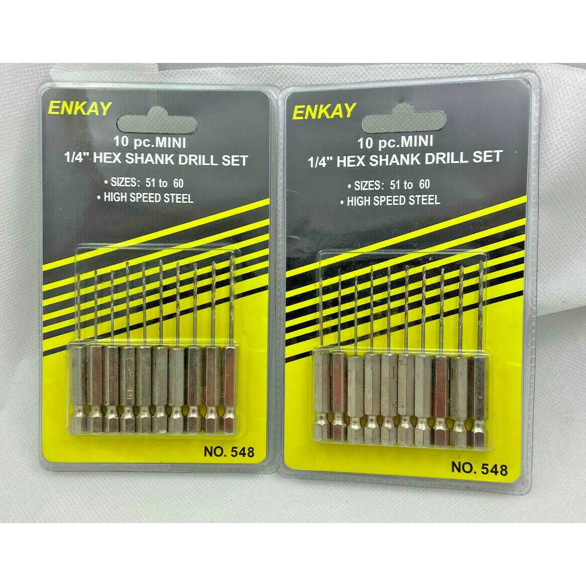 PJ Tool 10 pc. Micro Hex Shank Drill Bit Set - Cheap Fitting