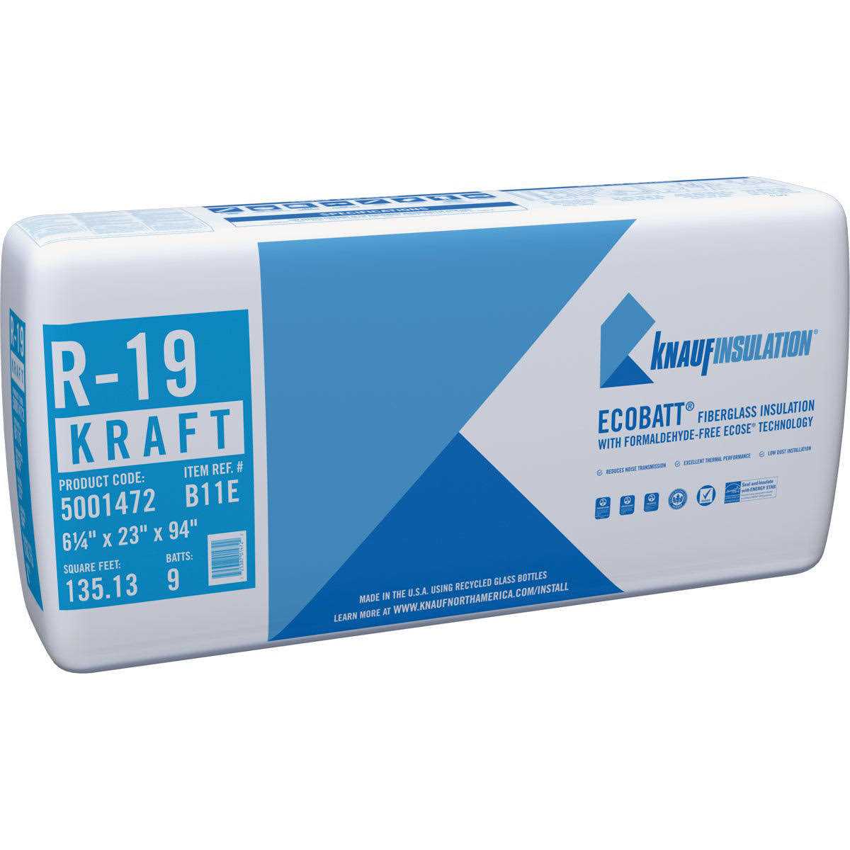 Knauf Insulation B11E R19K Building Insulation - Cheap Fitting
