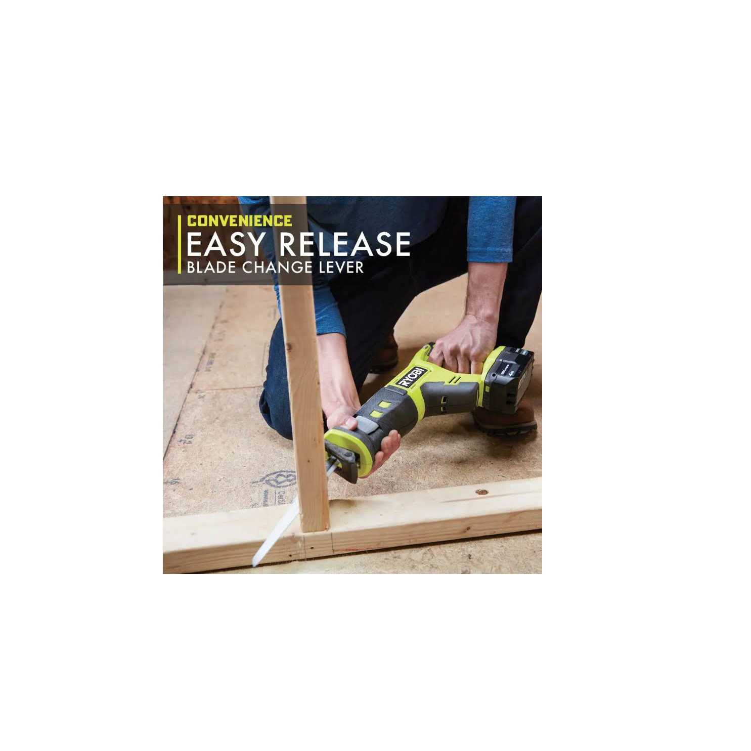 RYOBI ONE+ 18V Cordless Reciprocating Saw - Cheap Fitting