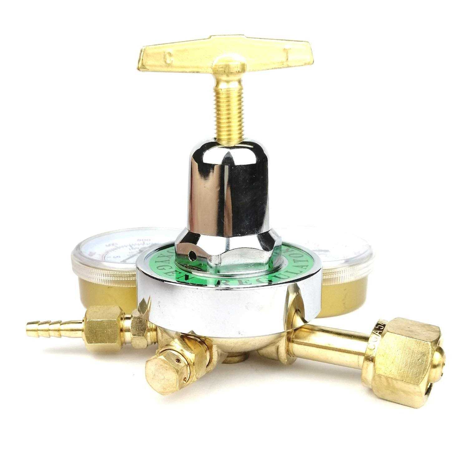 blawicat Oxygen Regulator Large Tank gauge cutting Torch Regulator cgA 540 - Cheap Fitting