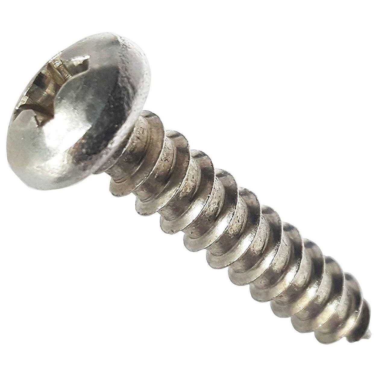 Phillips Pan Head Sheet Metal Screws Stainless Steel 18-8 Qty 100 - Cheap Fitting
