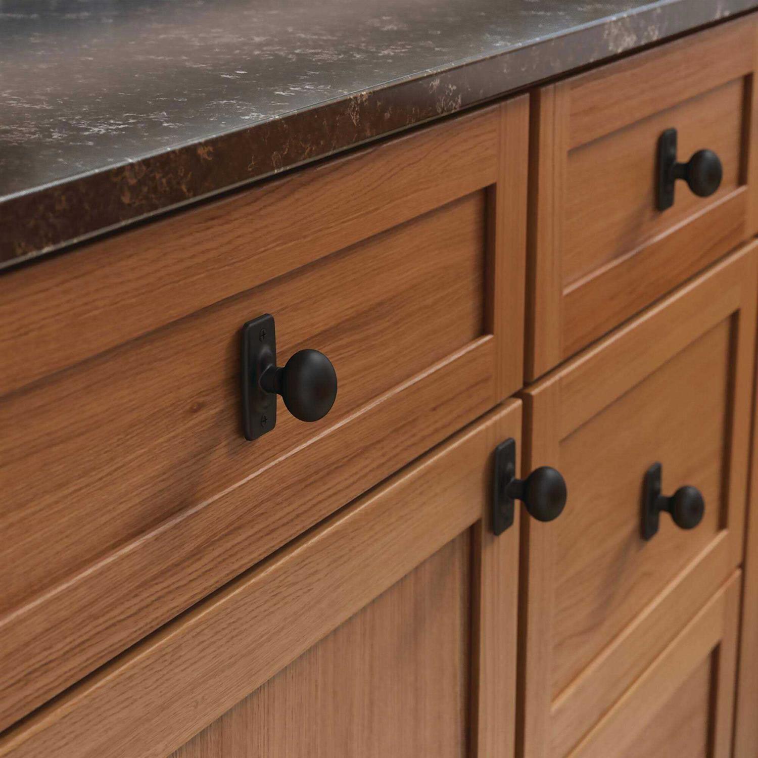 Liberty Hardware P28198K-C Iron Craft 1 Inch Oval Cabinet Knob P28198K-FB-C - Cheap Fitting