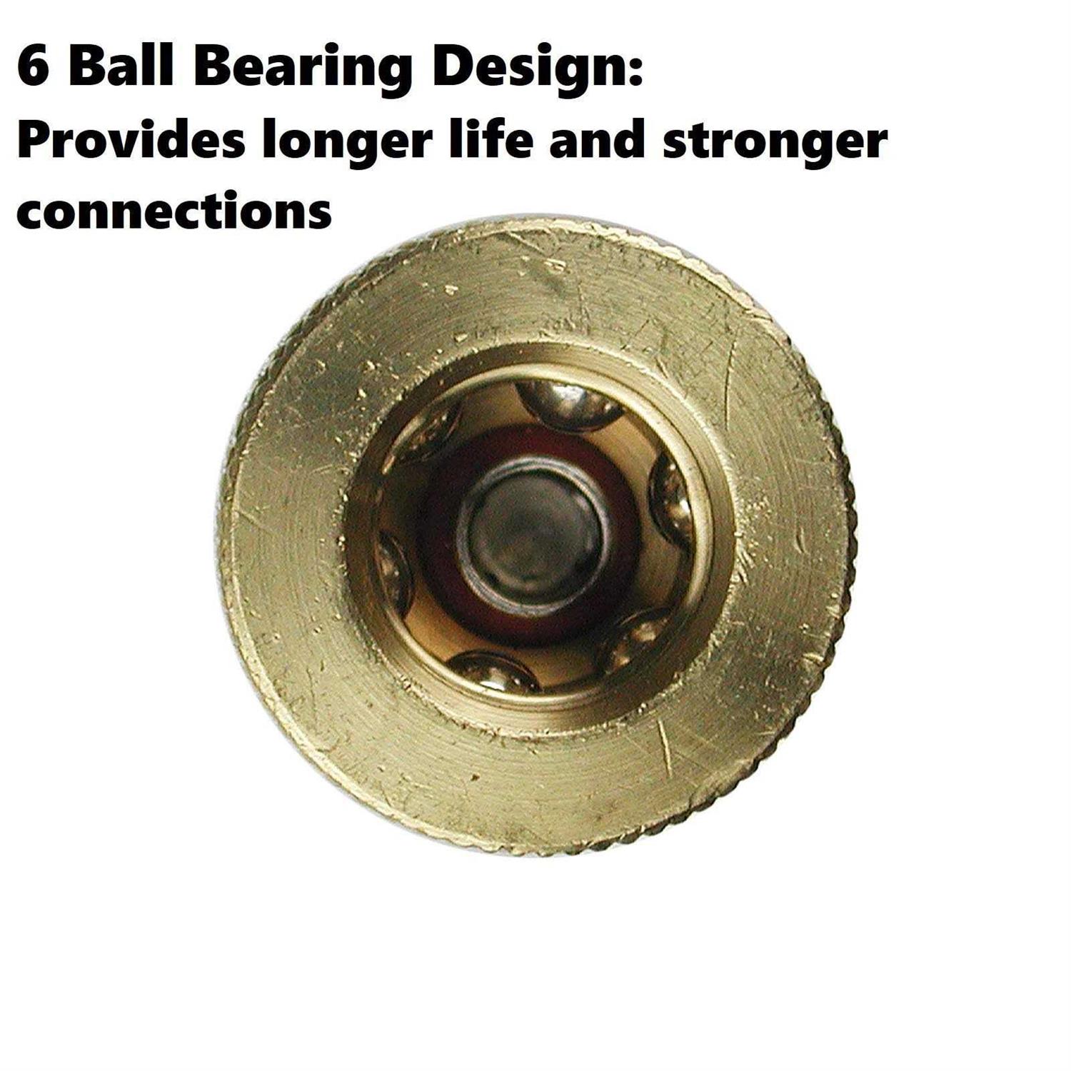 Primefit 2-Way T-Style Air Manifold with 1/4 In. 6-Ball Brass Couplers M1404-4 - Cheap Fitting