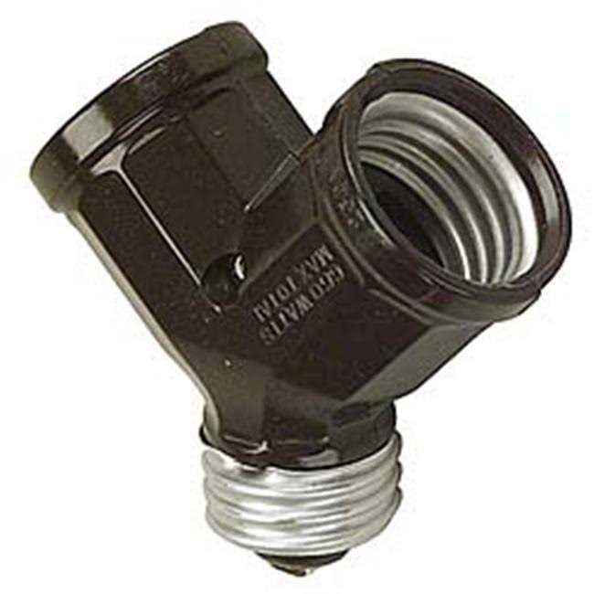 Leviton Twin Socket Adapter 128 - Cheap Fitting