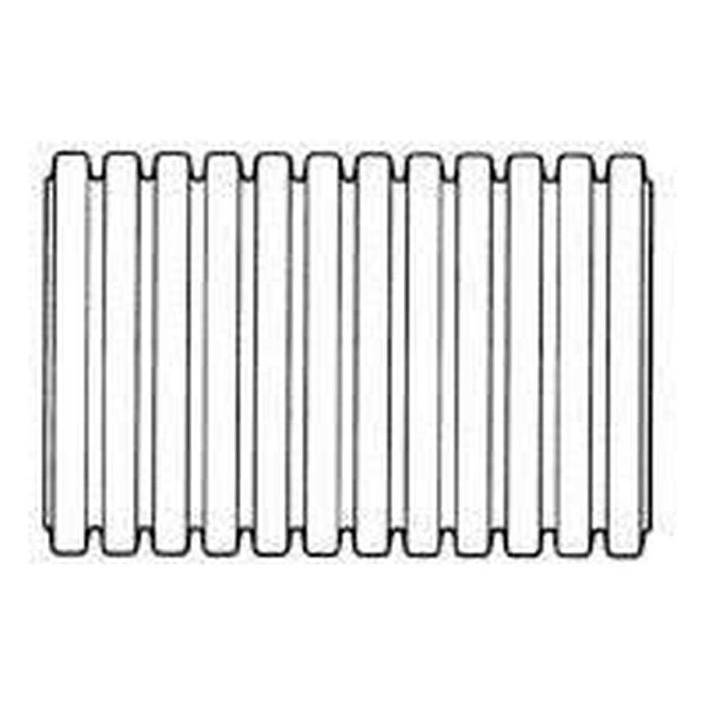 Ads 100 ft. L x 3 in. Dia. Polyethylene Corrugated Drainage Tubing - Cheap Fitting