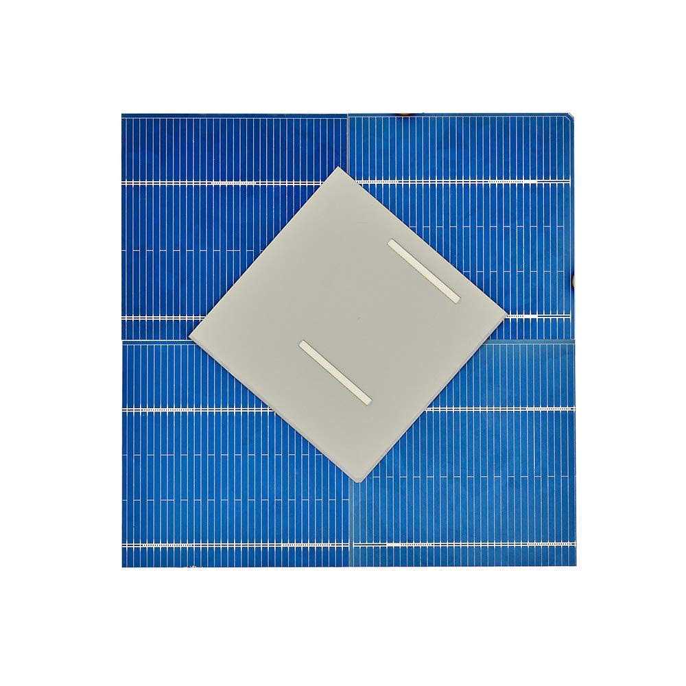SUNYIMA 100pcs Mini Solar Cells 0.5V 0.4W Micro Thin Polycrystalline Silicon Solar Panels DIY 52 x 52mm/2x2inch - Cheap Fitting