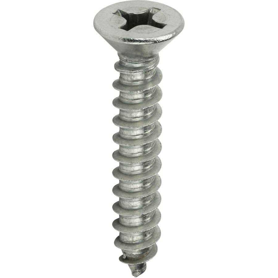 Fastenere.com Phillips Flat Head Sheet Metal Screws Stainless Steel 18-8 Qty 100 - Cheap Fitting