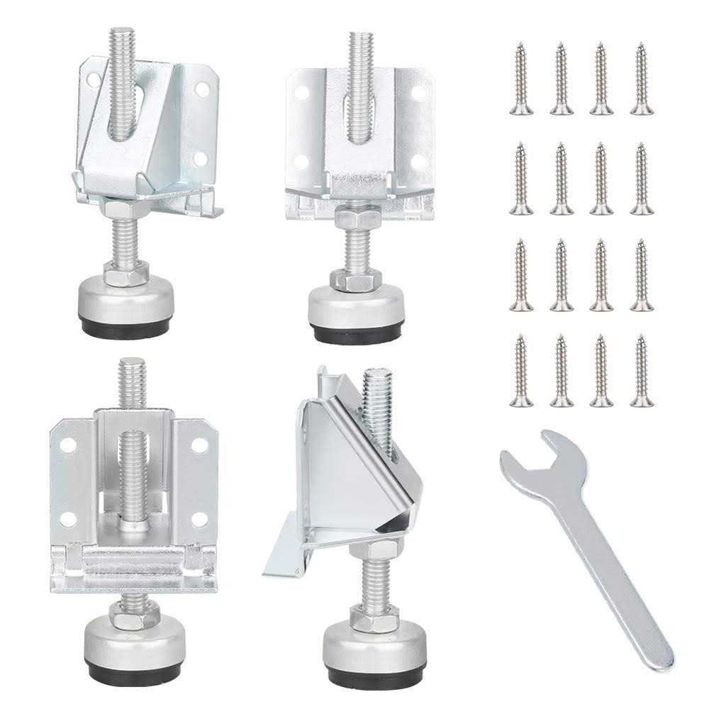 Tahikem 4 Pack Heavy Duty Leveling Feet Black Furniture Levelers Leg - Cheap Fitting