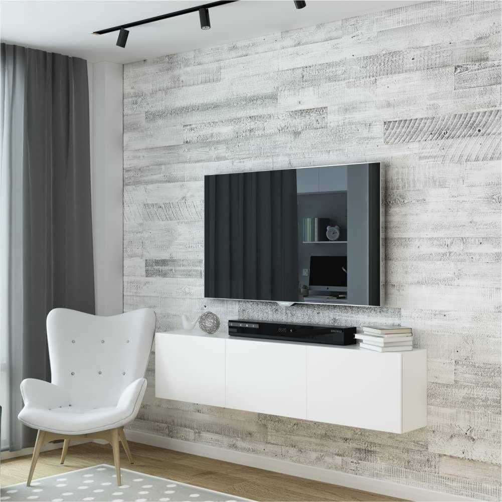 White Reclaimed Barnwood Planks Weathered Distressed Antique Tile Slat Boards for Paneling Wood Wall Wooden Backdrop Rustic Farmhouse Decor - Cheap Fitting