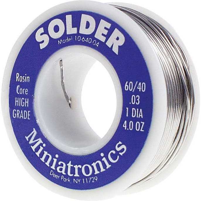 Miniatronics Rosin Core Solder 60/40 - Cheap Fitting