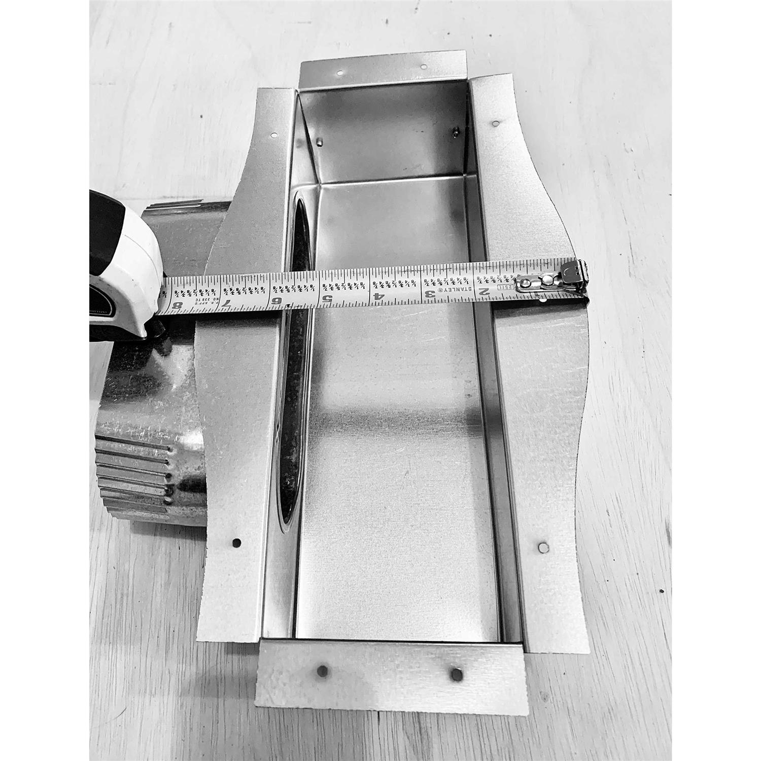 Toe Ductor Pre-Assembled Under Cabinet Toe Kick Ducting Kit - Cheap Fitting