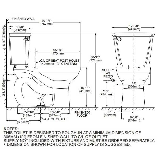 American Standard Cadet Pro Toilet Tank - Cheap Fitting