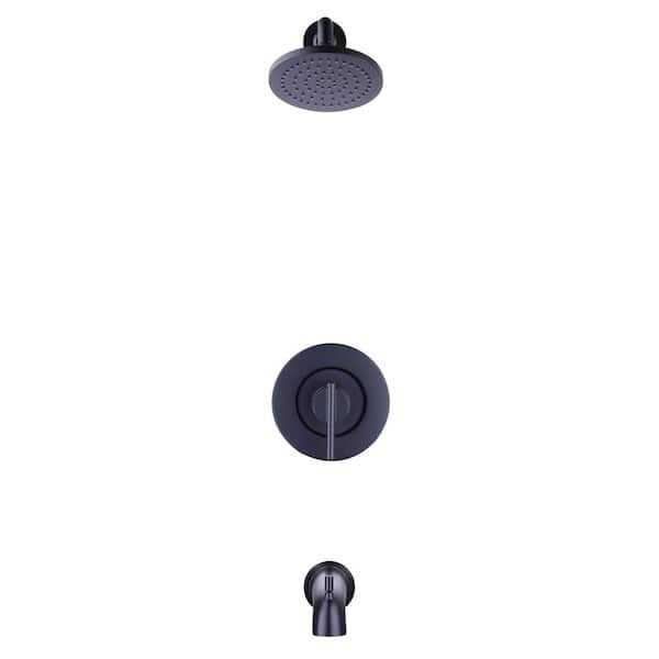 Glacier Bay 1005877850 Dorind Single-Handle 1-Spray Tub and Shower Faucet in Matte Gold - Cheap Fitting