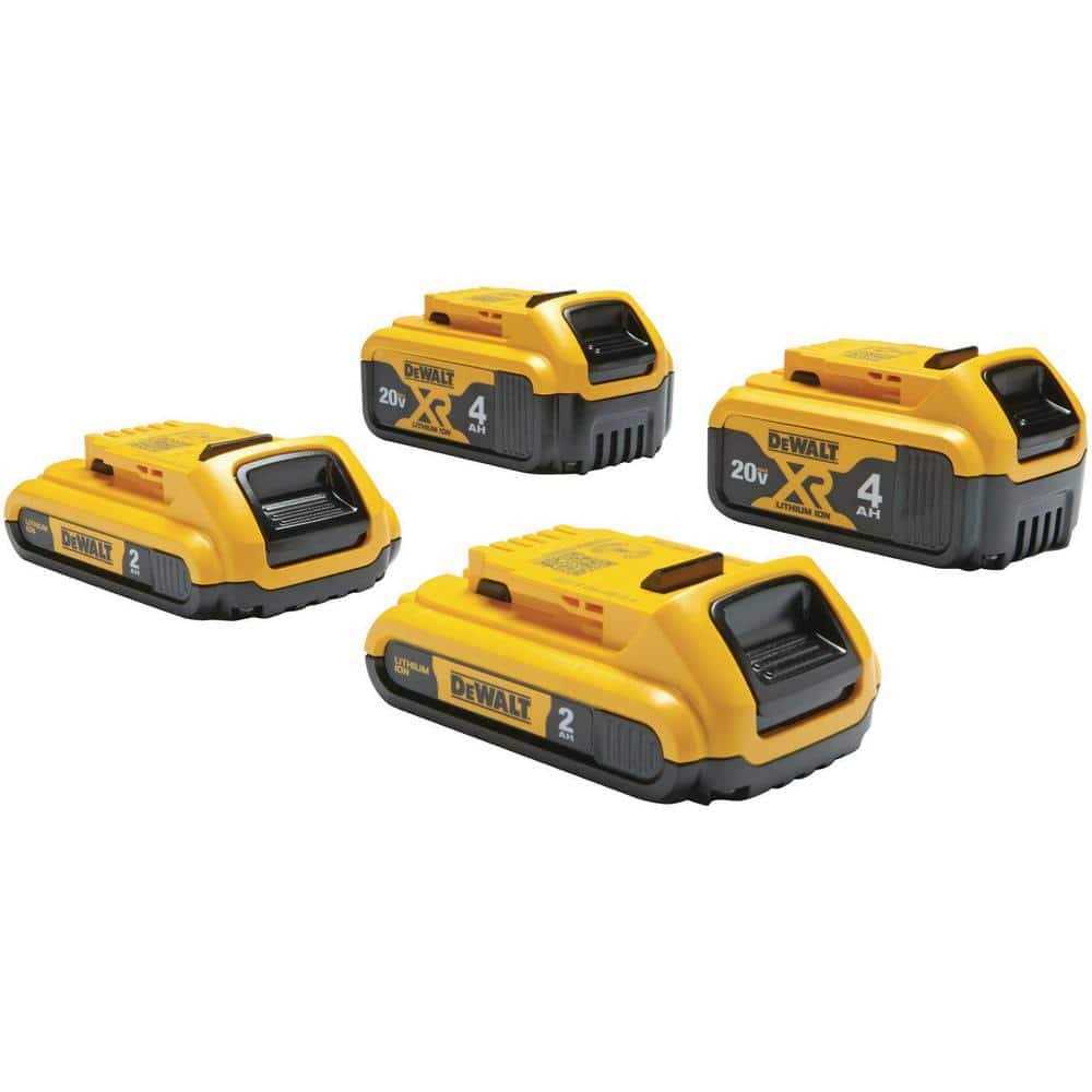 DEWALT 20V MAX Lithium Ion Battery 4-Pack DCB324-4 - Cheap Fitting