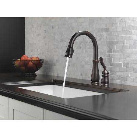 Delta Leland Single Handle Pull Down Kitchen Faucet - Cheap Fitting