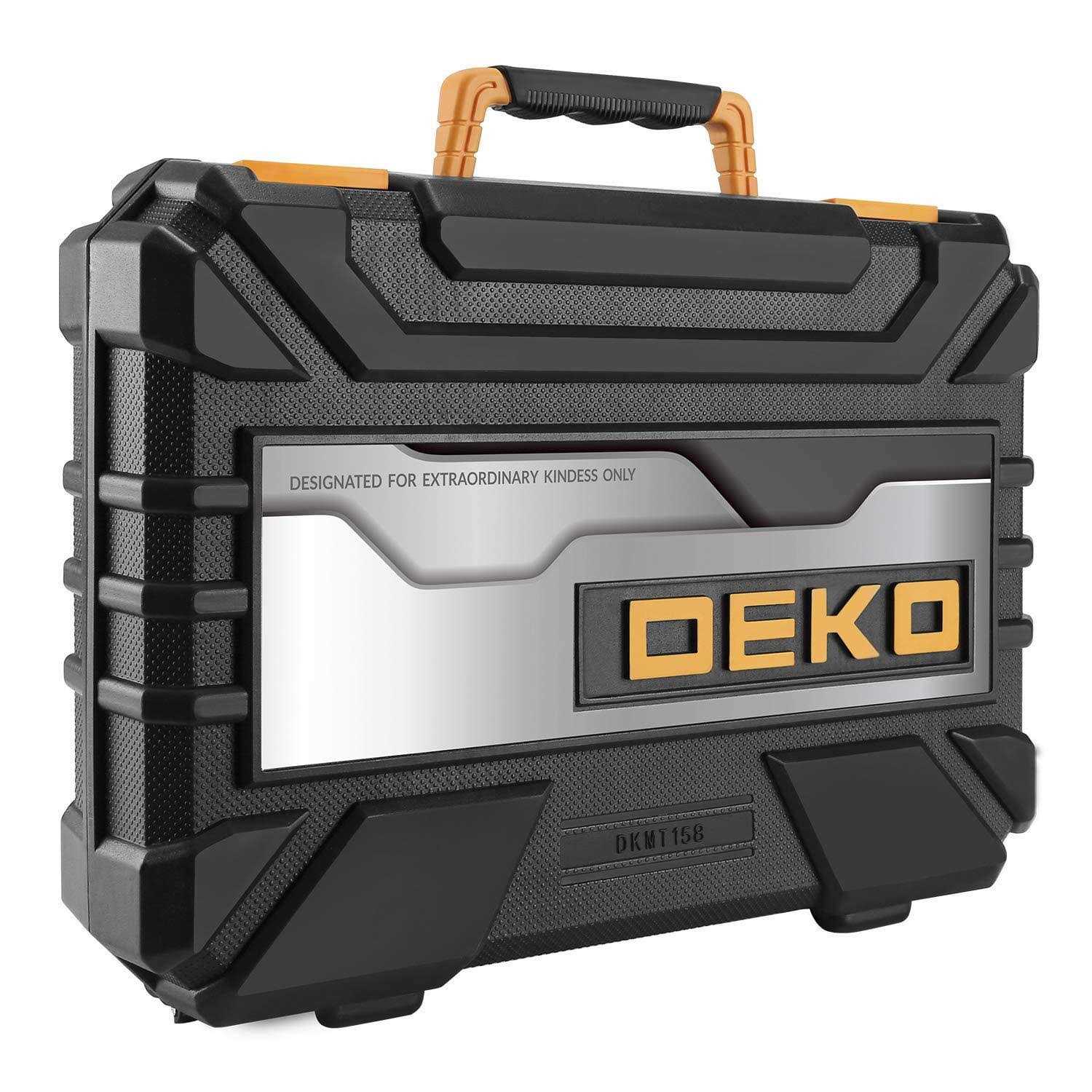 DEKOPRO 158 Piece Tool Set-General Household Hand Tool Kit,Auto Repair Tool Set - Cheap Fitting