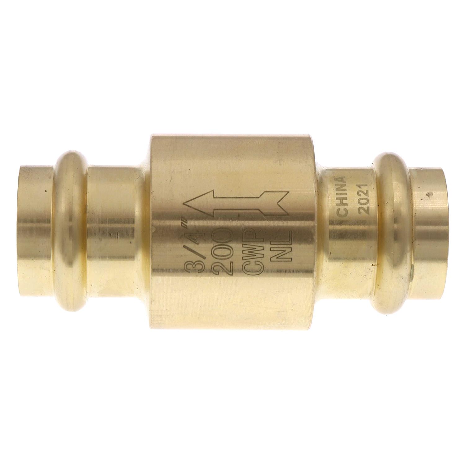 Legend Valve 105-454NL 3/4 No Lead Press Inline Check - Cheap Fitting