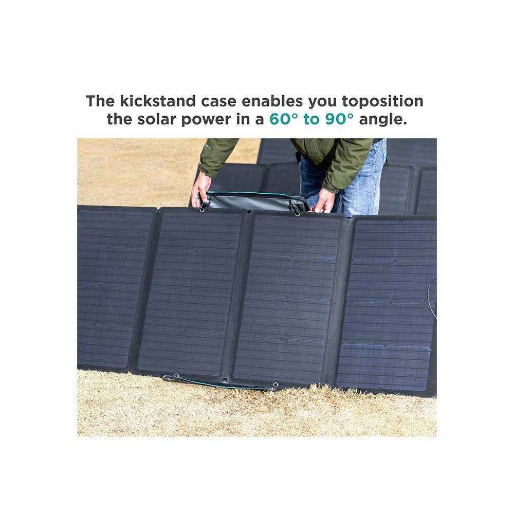 EcoFlow 500W Output/1000W Peak Push-Button Start Solar Generator RIVER 2 Max with 160W Solar Panel - Cheap Fitting