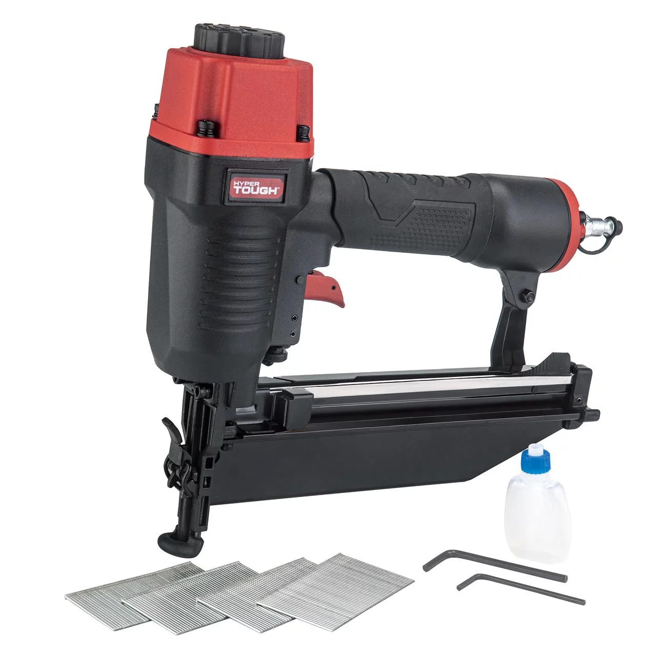 Hyper Tough Pneumatic Straight Finish Nailer with Nails (200 Count) - Cheap Fitting