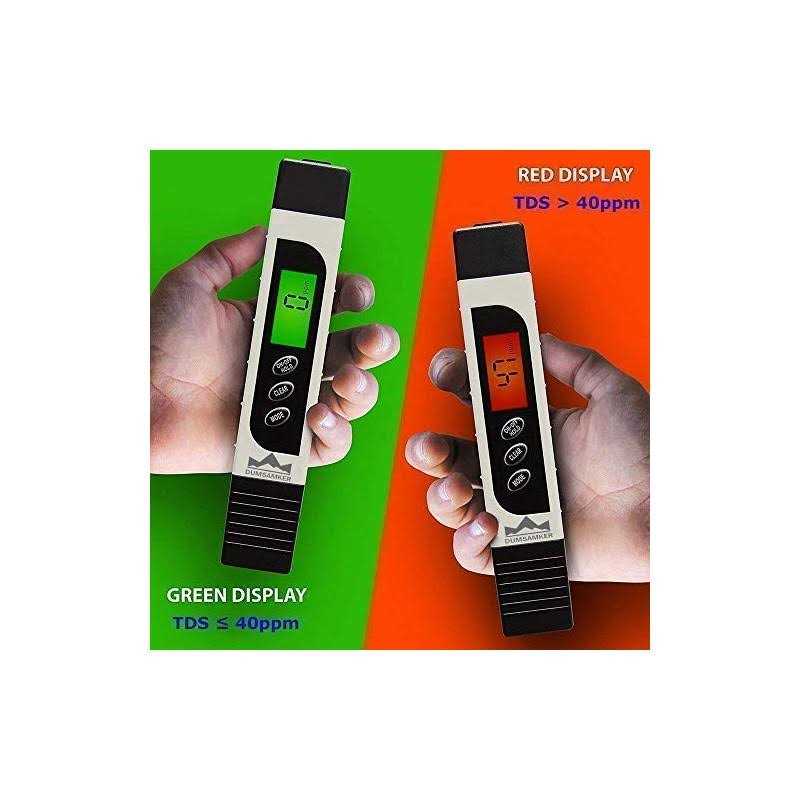 Tds Meter Digital Water Tester Dumsamker Professional 3-in-1 Tds - Cheap Fitting