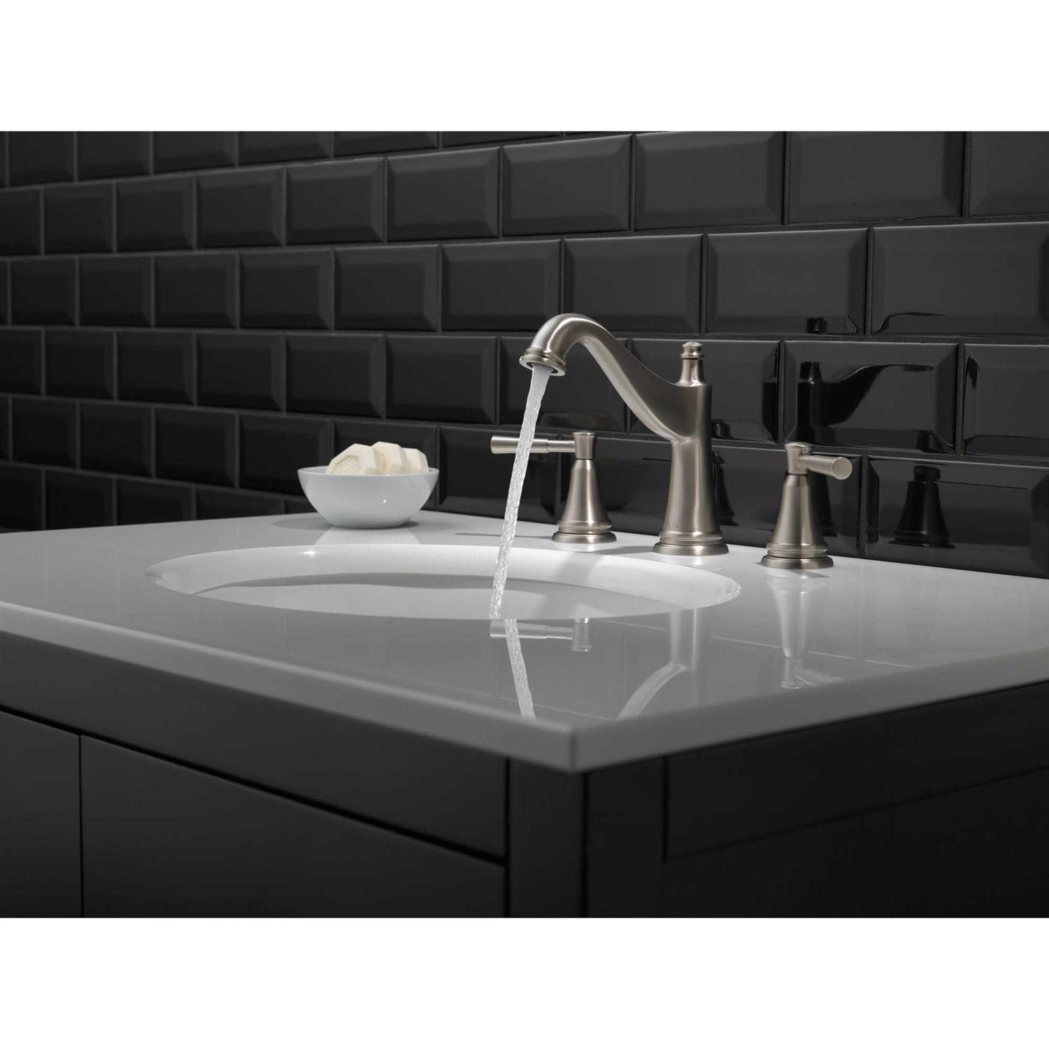 Delta Mylan Widespread Bathroom Faucet 2L 35777LF-CZ - Cheap Fitting