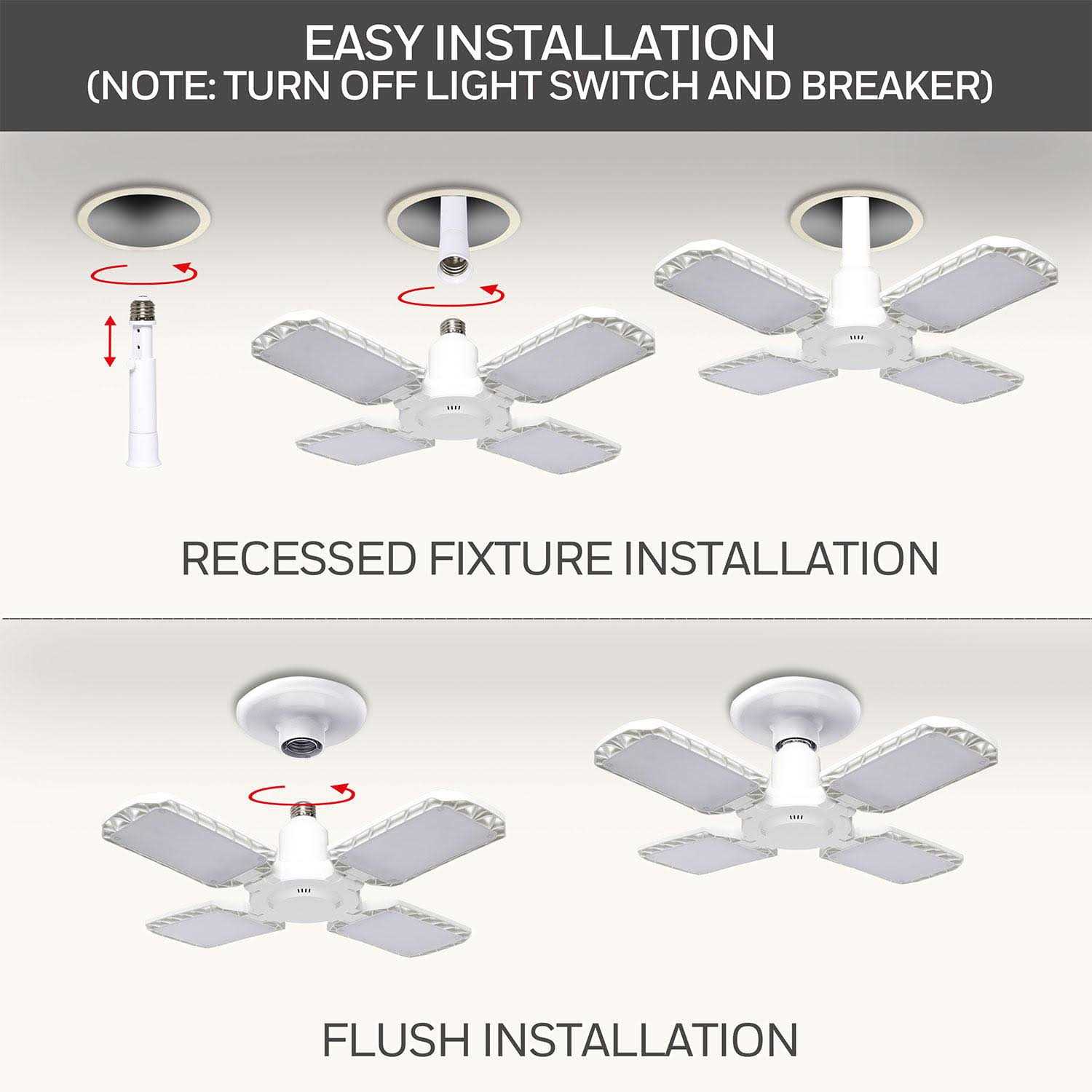Honeywell LED 8000 Lumen Utility Light - Cheap Fitting