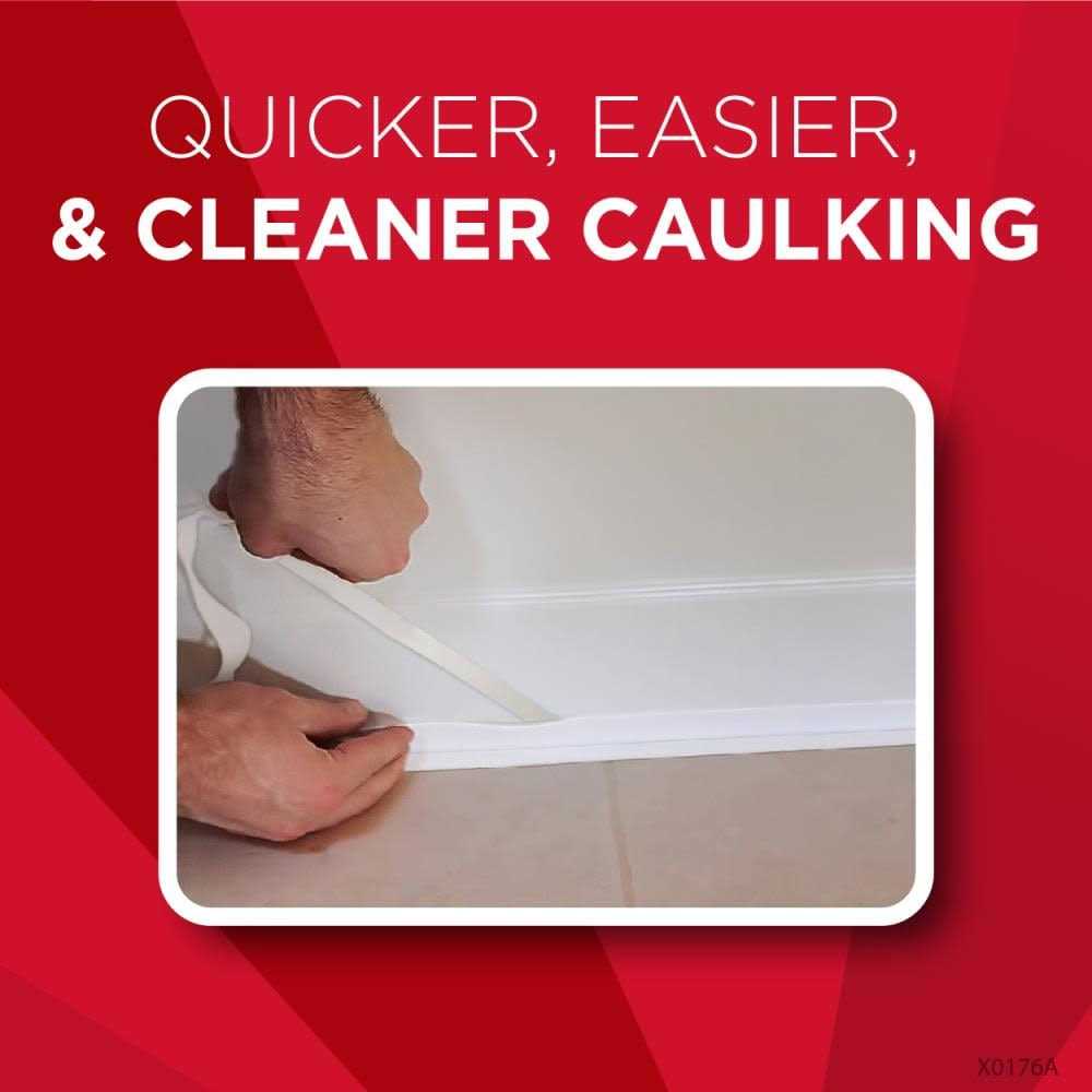 Magic White Tub & Floor Caulk Strip - Cheap Fitting