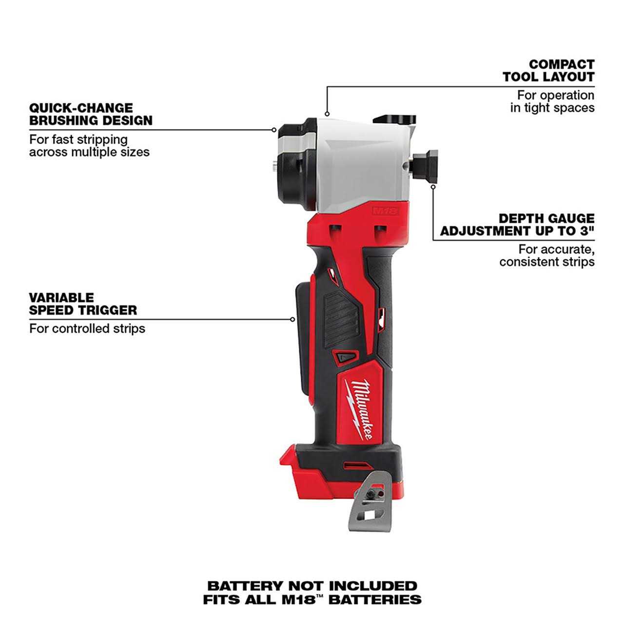 Milwaukee 2935-20 M18 Cable Stripper - Cheap Fitting
