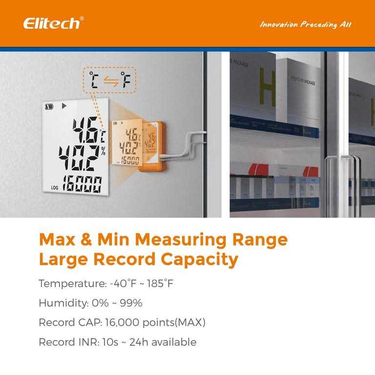 Elitech Temperature Humidity Digital Data Logger Thermometer - Cheap Fitting