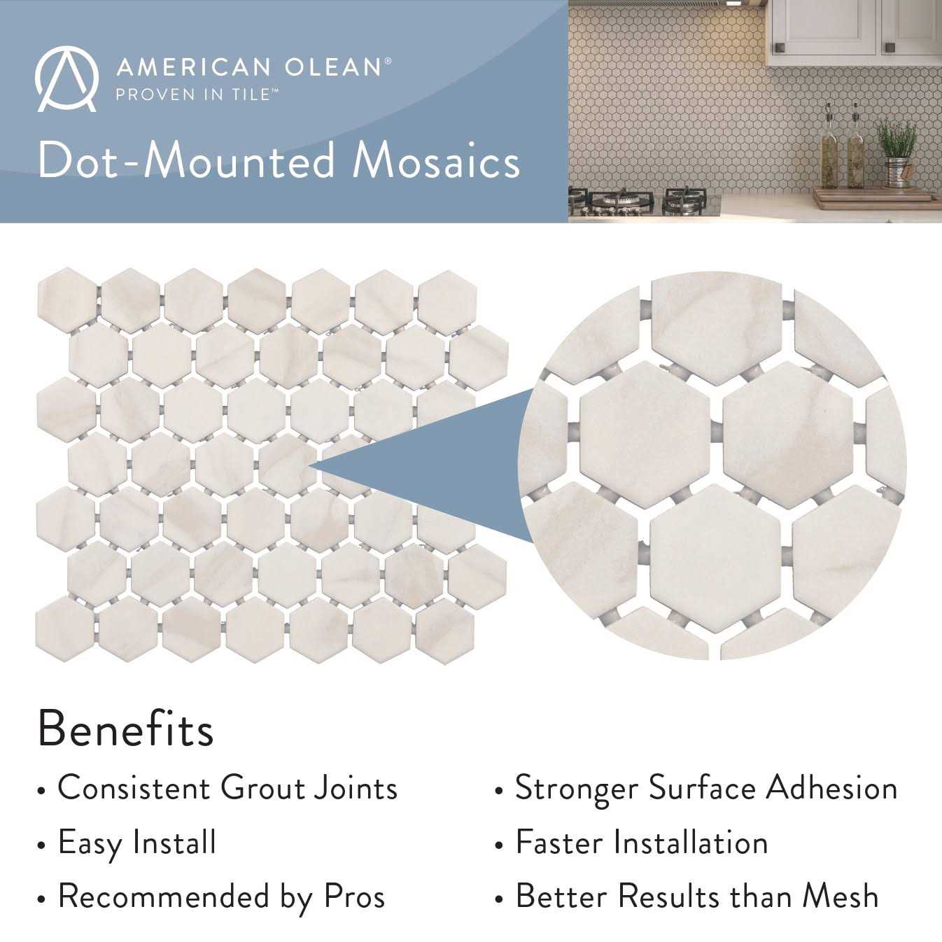 American Olean VitaScape Midnight Satin 9-in x 12-in Satin Ceramic Herringbone and Wall Tile VS2013HERHC1P2 - Cheap Fitting