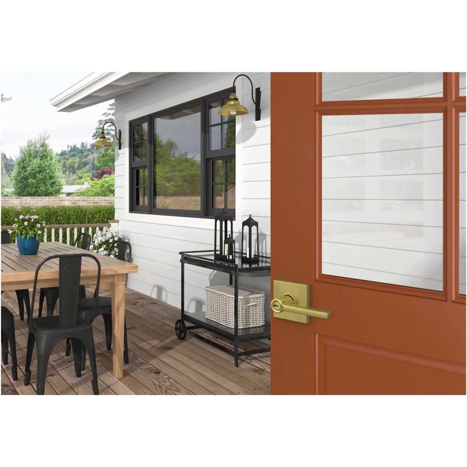 Schlage F51ALAT Latitude Keyed Entry Lever with Collins Trim Finish - Cheap Fitting