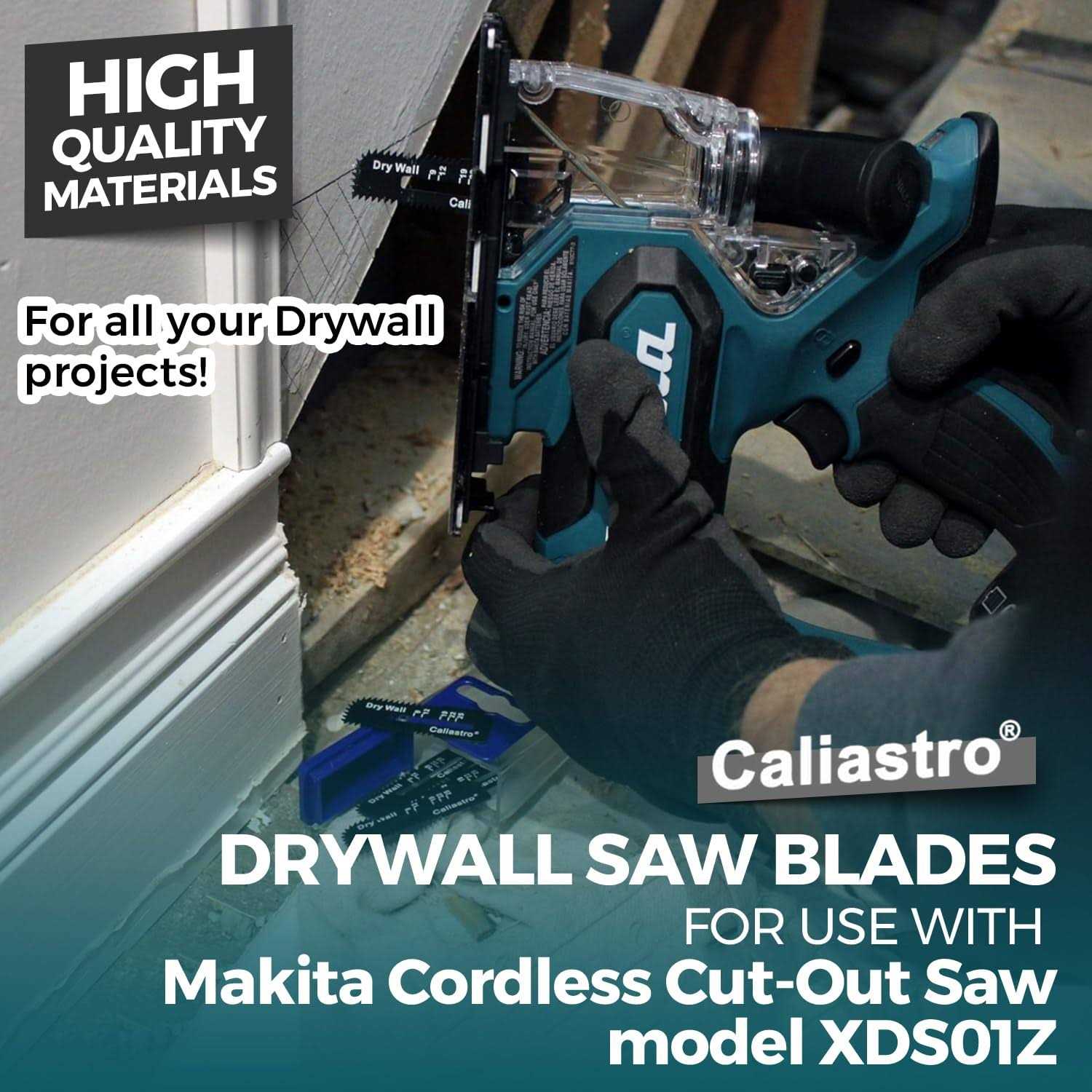 Caliastro Drywall Cut-Out Saw Blades for Makita Cut-Out Saw - Cheap Fitting