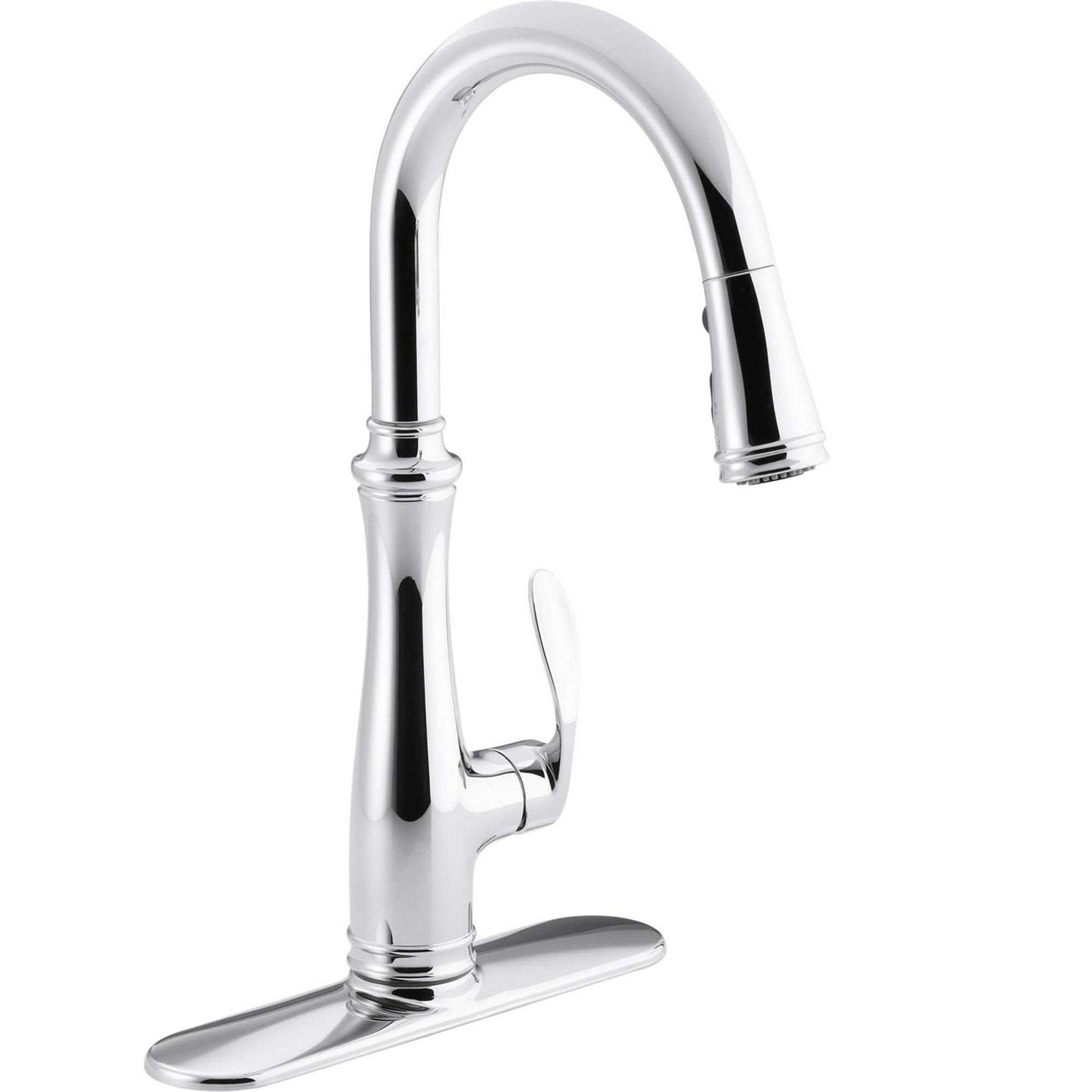 Kohler K-560 Bellera Pull-Down Kitchen Faucet K-560-CP - Cheap Fitting