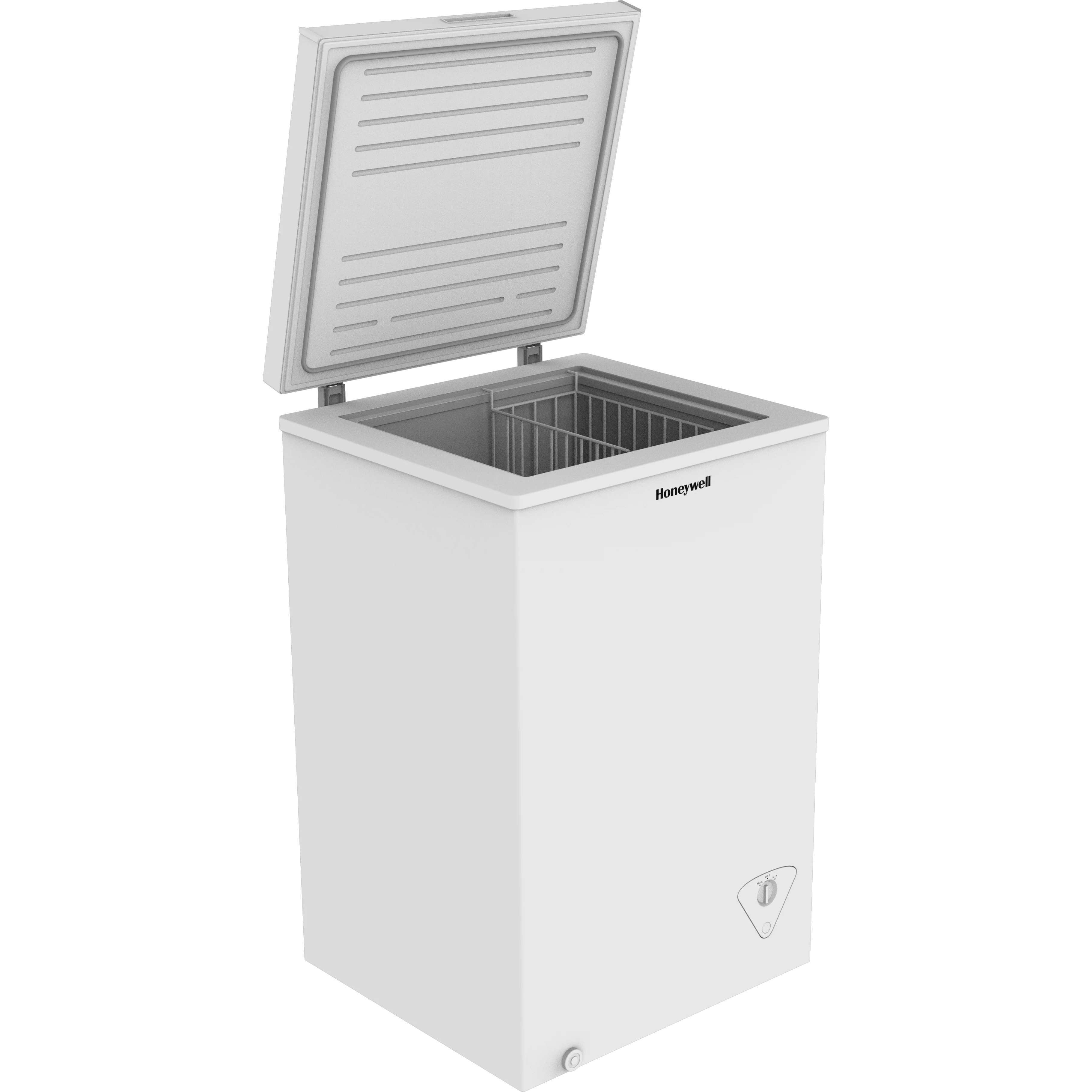 Honeywell 3.5 Cu Ft Chest Freezer with Removable Storage Basket, Adjustable Temperature Control, for Garage, Office, Dorm, or Apartment, White - Cheap Fitting