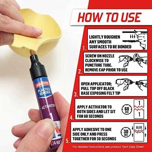 Loctite 681925 2-Gram Super Glue Plastics Bonding System with Activator (6 Pack) - Cheap Fitting