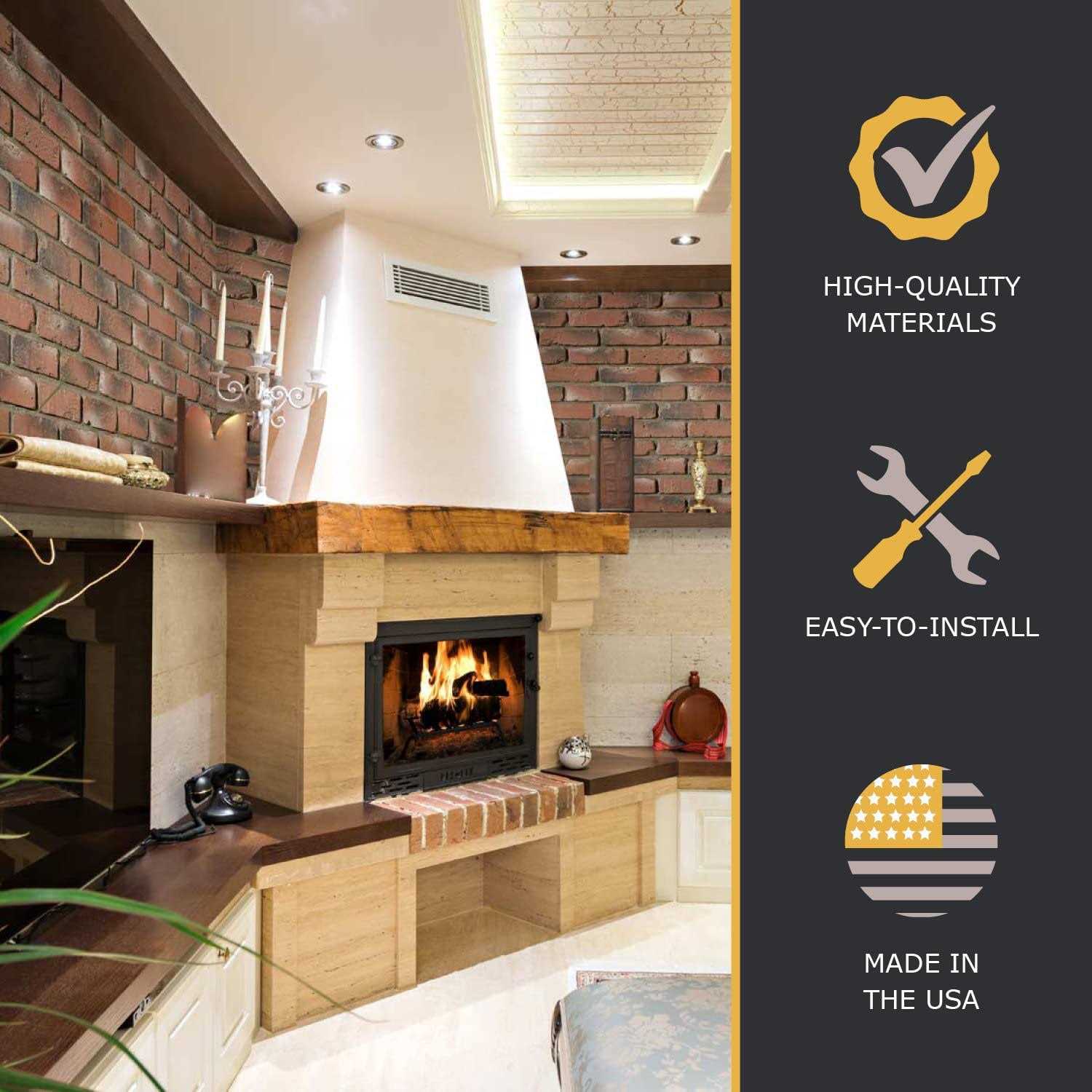 AZ Faux Faux Brick 3D Textured Wall Panel Old Medford Brick inchL x inchH - Cheap Fitting