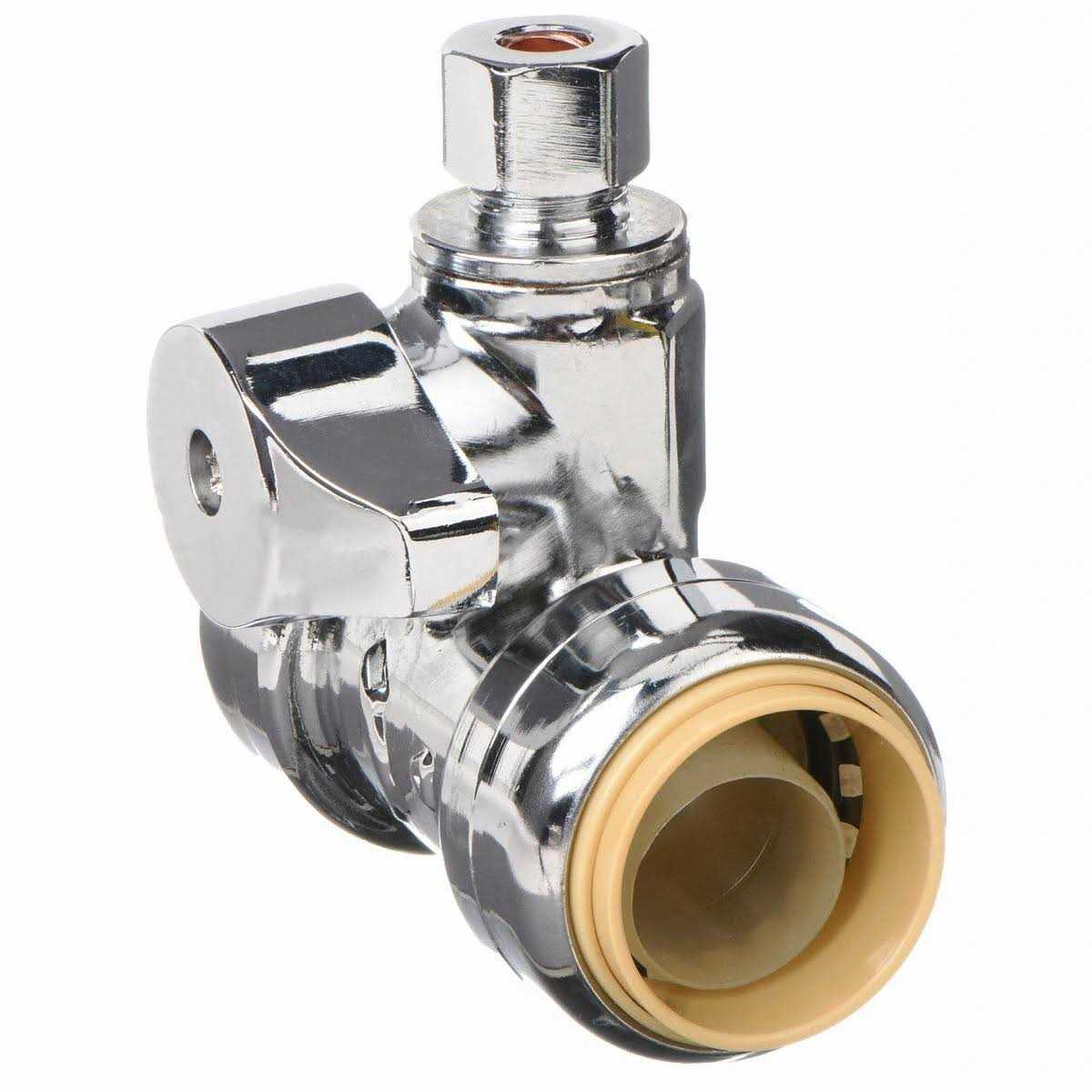 Sharkbite 24983 1/2 x 1/2 x 1/4 Compression Tee Stop - Cheap Fitting