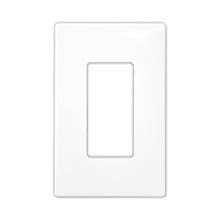 Eaton PJS26W Arrow Hart PJS26 Decorative Screw Less Wall Plate, 1 Gang, 3.13 in L x .5 in W x 4.88 in H, White - Cheap Fitting