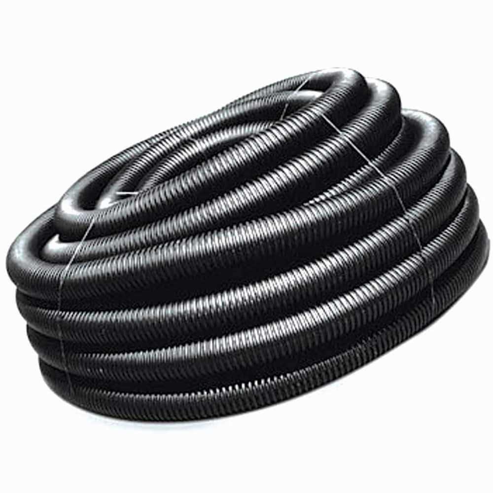 Advanced Drainage Systems 4 in. x 50 ft. Singlewall Solid Drain Pipe - Cheap Fitting