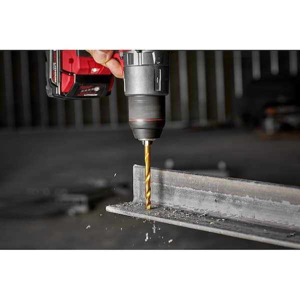 Milwaukee SHOCKWAVE Impact-Duty Titanium Drill Bit Set and 1 Inkzall Black Fine Point Jobsite Permanent Marker - Cheap Fitting