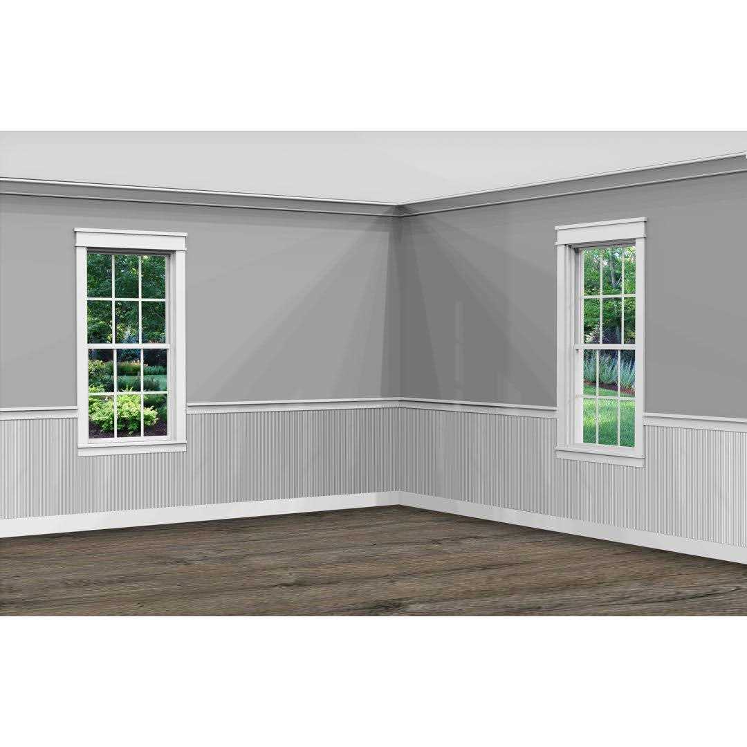 Ornamental Mouldings .75 in. D x 94.5 in. L Unfinished Ambrosia Maple Wainscot Kit Panel Moulding - Cheap Fitting