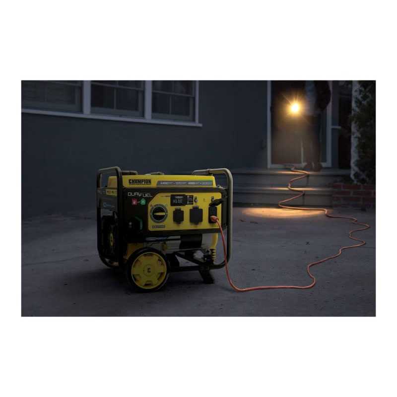 Champion Power Equipment 4450W/3550W RV-Ready Dual-Fuel Portable Generator with CO Shield - Cheap Fitting
